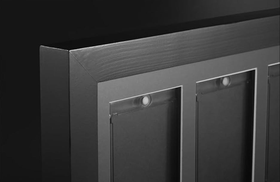 EVORETRO Wooden Display Frame for Cards, Magnetic holder