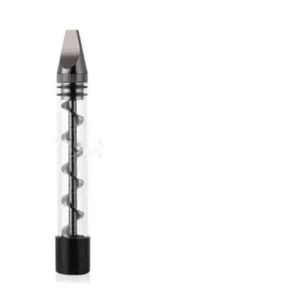 Creative And Simple Dry-burning Atomizer Spiral Pipe Glass Blunt