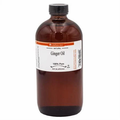 Ginger Oil Flavoring - Food Grade Essential Oils - Aromatherapy - 1 oz., 16 oz. - Ships Free Within Canada on Orders Above CAD $199