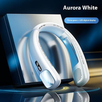 Super cool Rechargeable Bladeless Halter Neck Fan