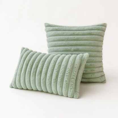 Modern Striped Pillow Cover – Polyester Sofa Cushion Case for Living Room & Bedroom