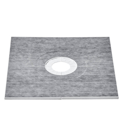 Shower Curb Kit, 36x36 Shower Pan Kit With 6.3 Central Drain, Lightweight EPS Shower Installation Kits With 2 Waterproof Cloths, Shower Pan Slope Sticks Fit For Bathroom