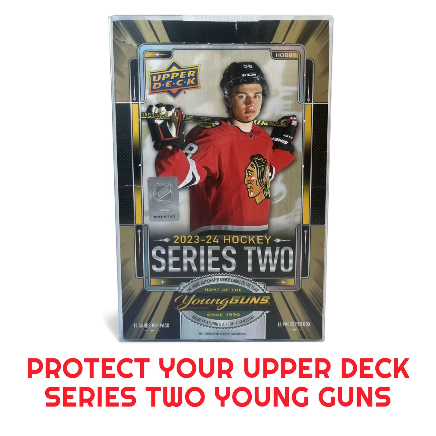 EVORETRO Display Case Protector for Upper Deck Series Two Young Guns Delivery