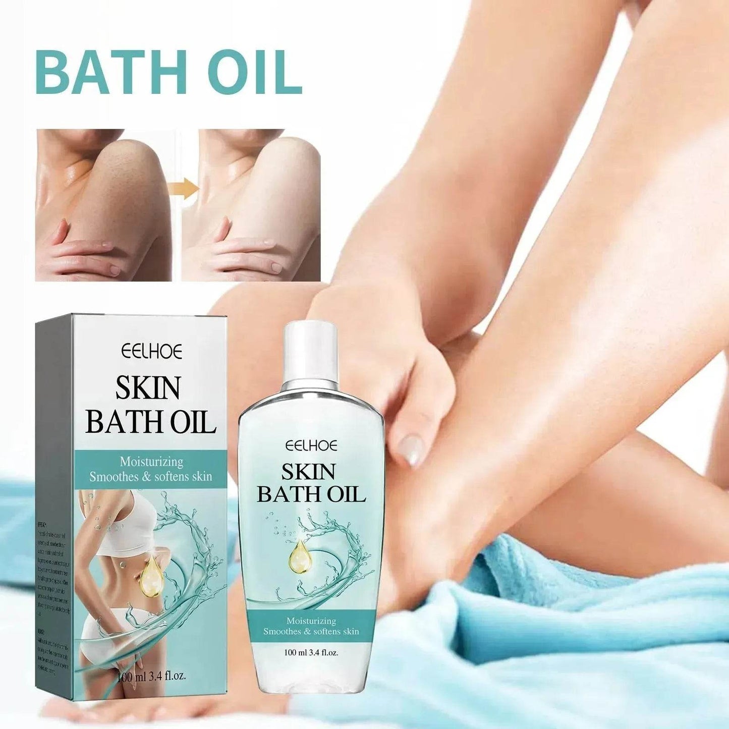 EELHOE Shower Oil Body Cleansing Repairing Skin Care Bath Oil