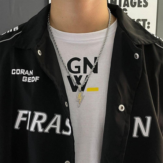 Collier pendentif Éclair