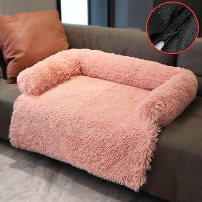 Tapis de lit amovible pour animaux de compagnie, canapé-lit pour chien, lit en peluche pour animaux de compagnie