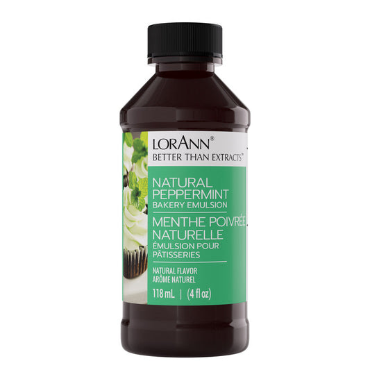 Peppermint Bakery Emulsion - 4 oz. - 16 oz. - 1 Gallon - 5 Gallons - Bakery Emulsions Canada - Ships Free Within Canada on Orders Above CAD $199