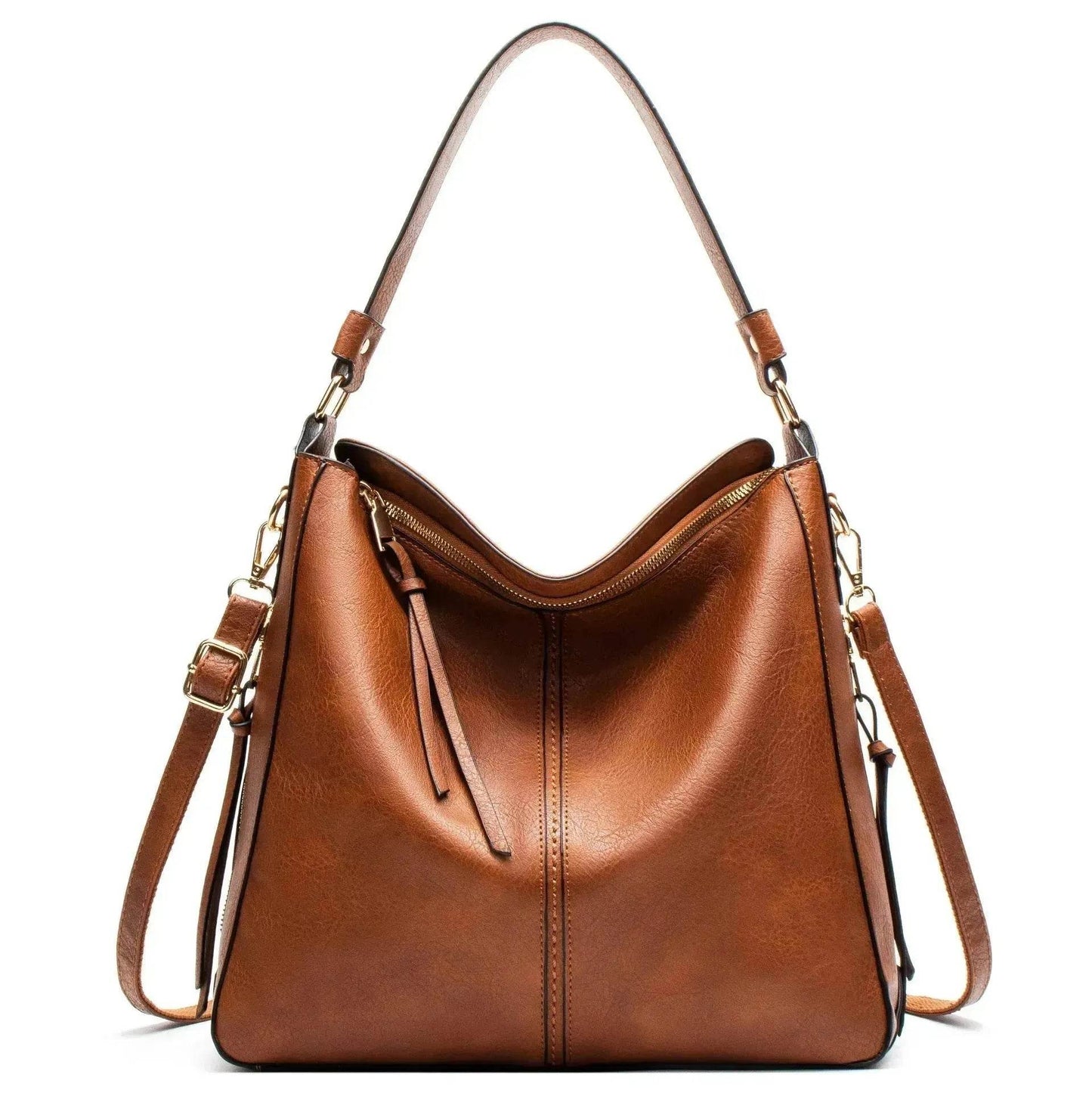 Sacs à main en cuir PU de grande capacité pour femmes, sac à bandoulière tendance pour le travail, sac de courses