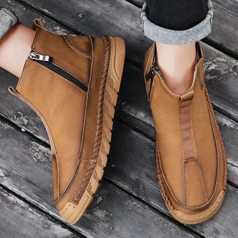 Slip-on High-top Casual Martin Boots for Winter