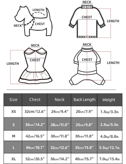 Gigi Dog Dress | Structured Dog Outfit