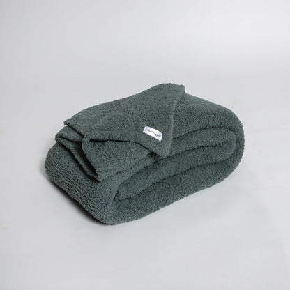 Dark Forest Solid Double Layered Print Extended Throw