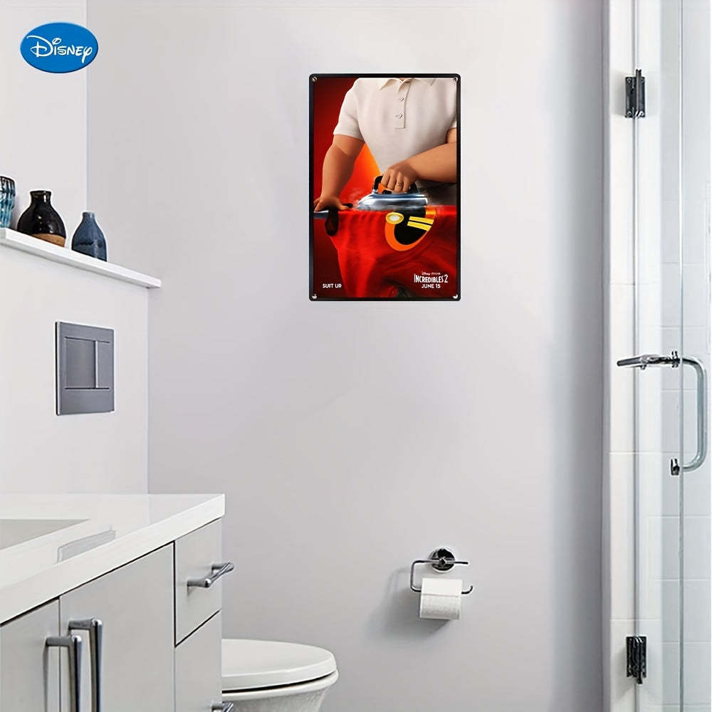 1pc, Authorized, Disney The Incredibles 2 Aluminum Sign Poster(8''x12''/20cm*30cm)Disney The Incredibles Metal Sign, Disney Superman Aluminum Poster, Disney Movie Aluminum Poster, Disney Movie Gifts, Wall Art Decor, Room Deco