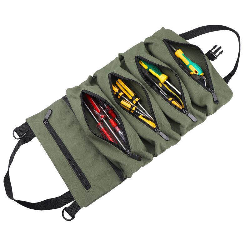 Sac à outils suspendu en toile Ann 16, sac de rangement de voiture, sac d'électricien, sac à outils de quincaillerie de voiture