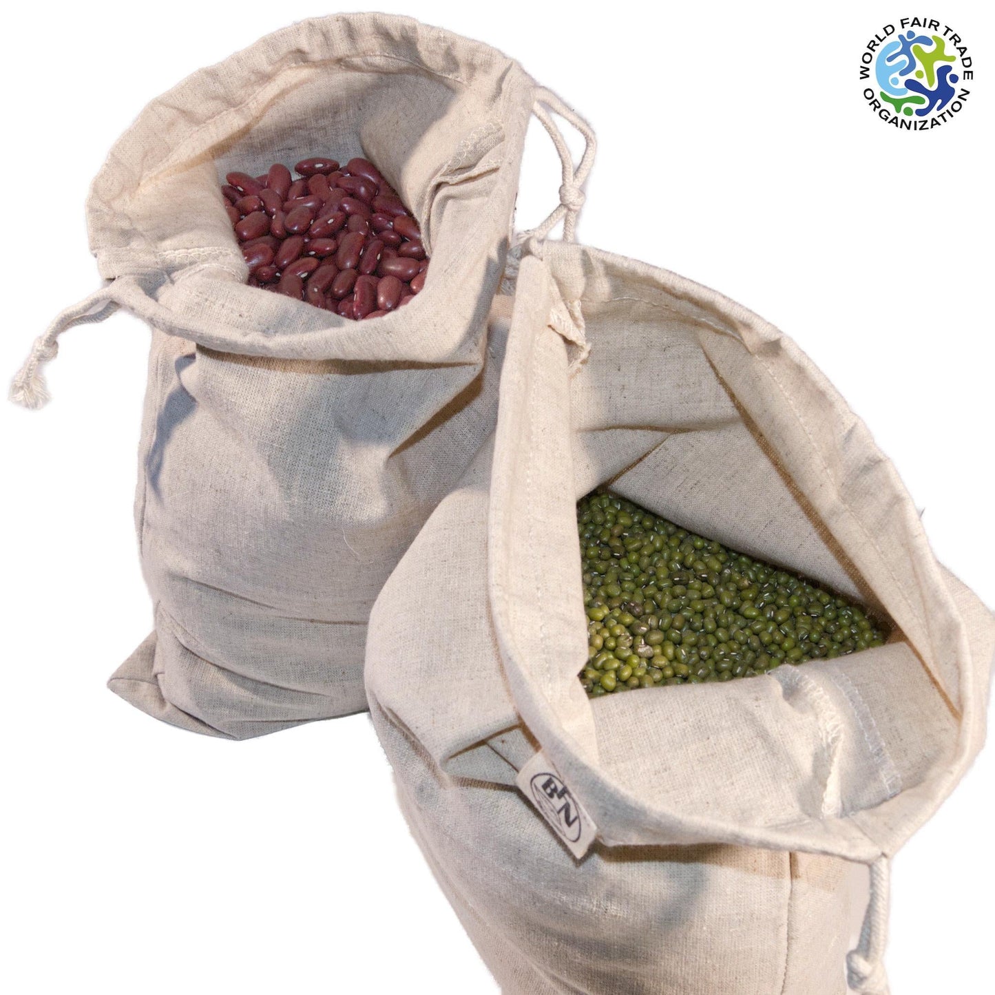 Hemp+Cotton Fair-Trade Produce Bags: Set/3