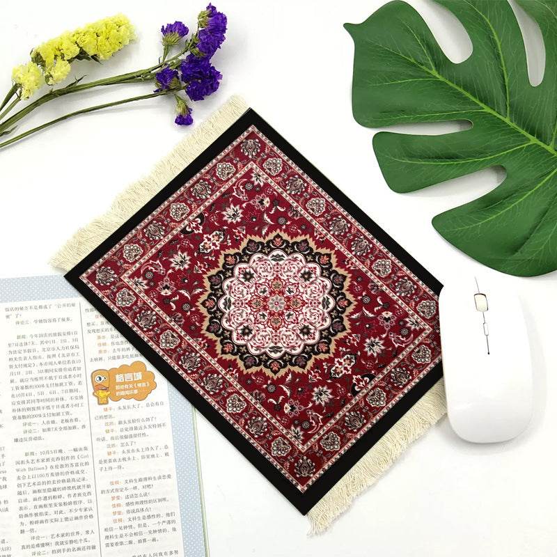 Office mouse pad, Suede fringe mouse pad Hot rubber  Bohemian style