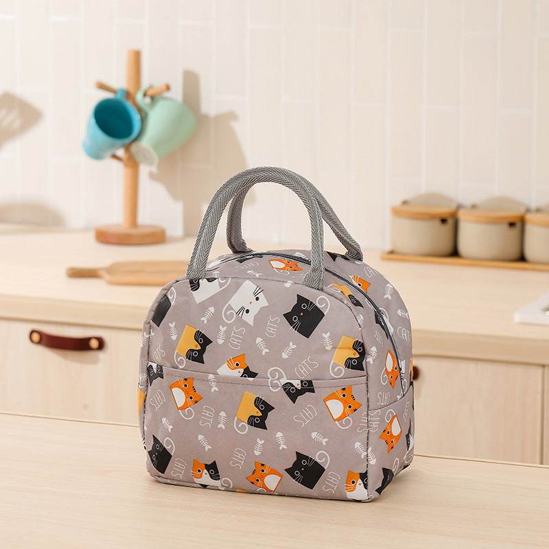 Portable Fashion Insulated Work Lunch Bag for Women