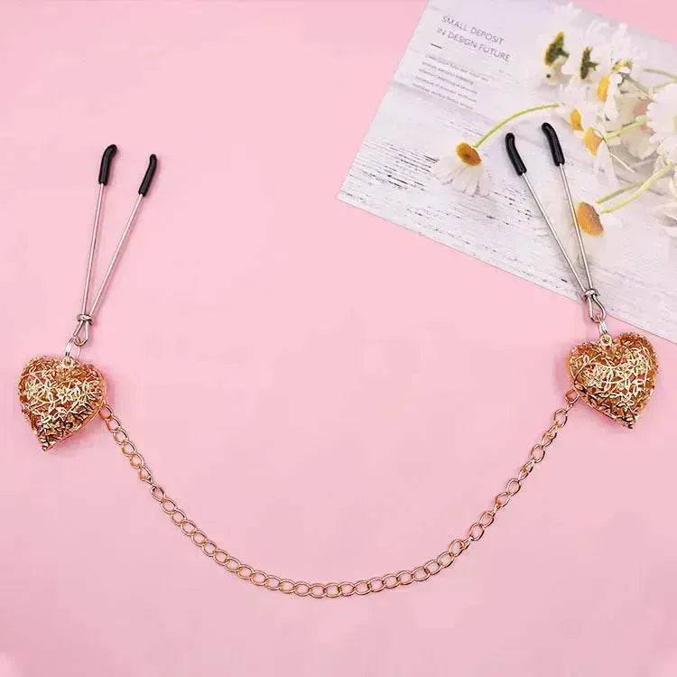 Love Chain Sex Toys Bell For Women Nipple Clamp Anal Plug