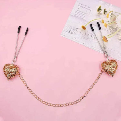 Love Chain Sex Toys Bell For Women Nipple Clamp Anal Plug