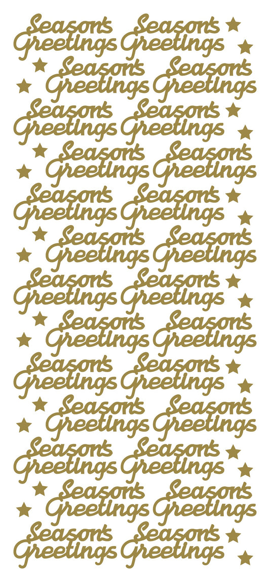 Peel Off Stickers - Seasons Greetings