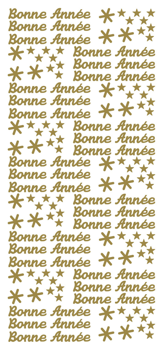 Peel Off Stickers - Bonne Année