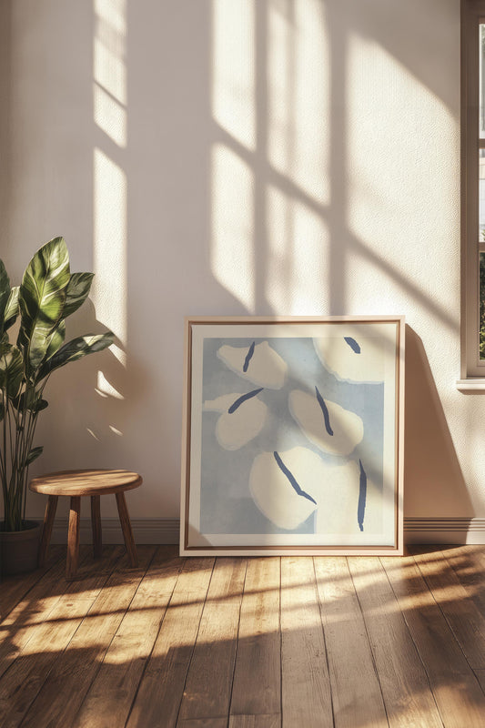 COTON MARINE, Œuvre sur toile étirée