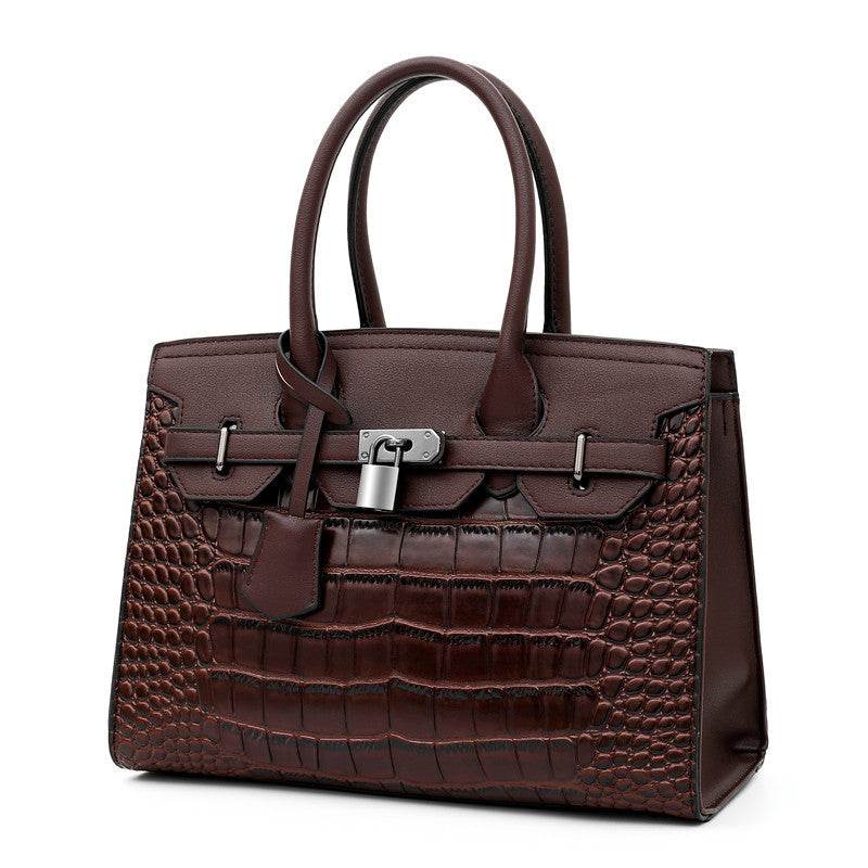 Trendy crocodile pattern Cooperate Work Handbag for Ladies