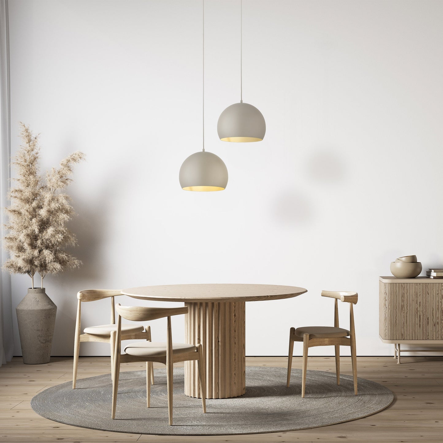 ZOE Mid-Century Modern Pendant Ceiling Light Fixture for Kitchen Island, Dining Room & Living Room