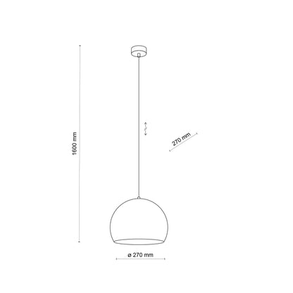ZOE Mid-Century Modern Pendant Ceiling Light Fixture for Kitchen Island, Dining Room & Living Room