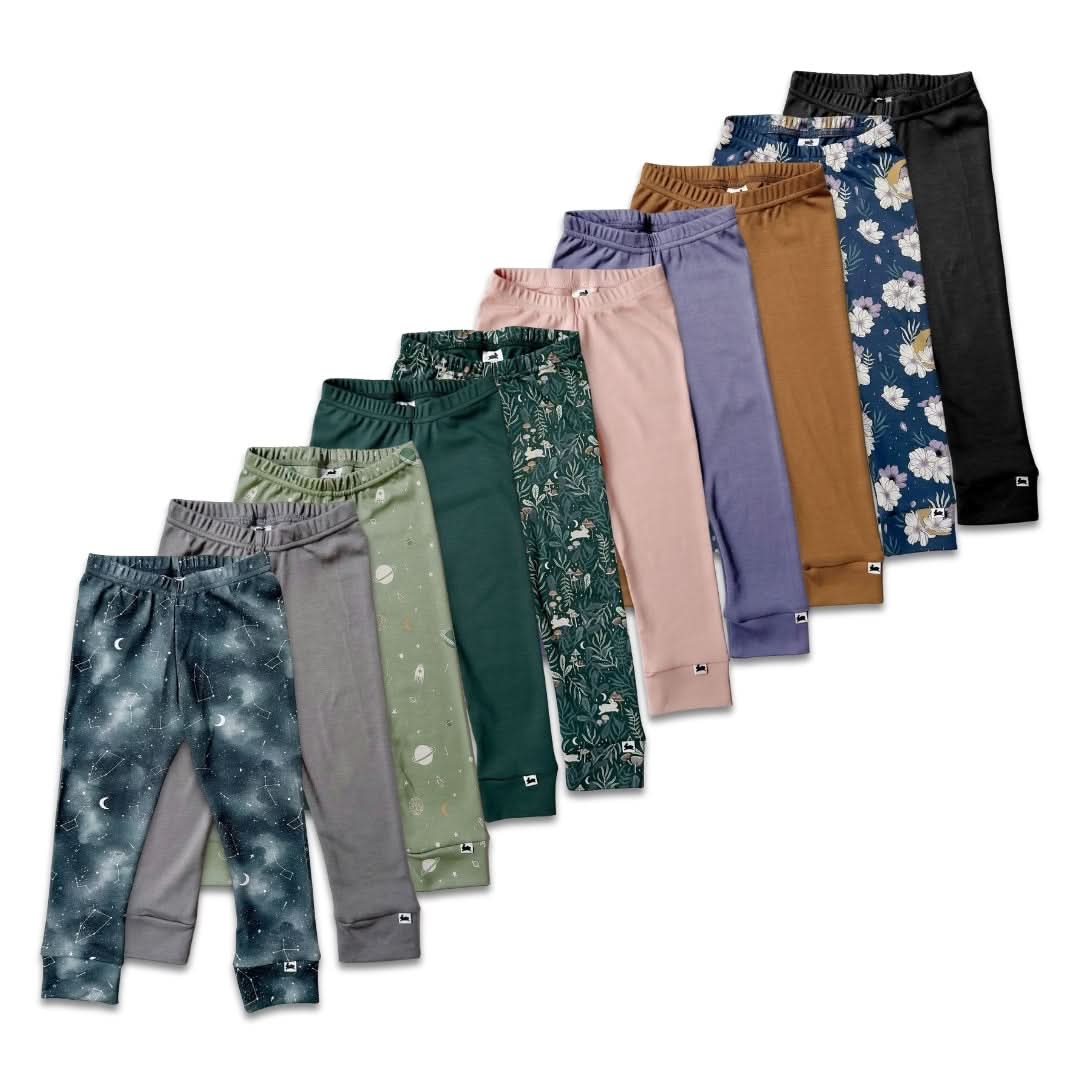 Kids' Bamboo Leggings | Night Sky