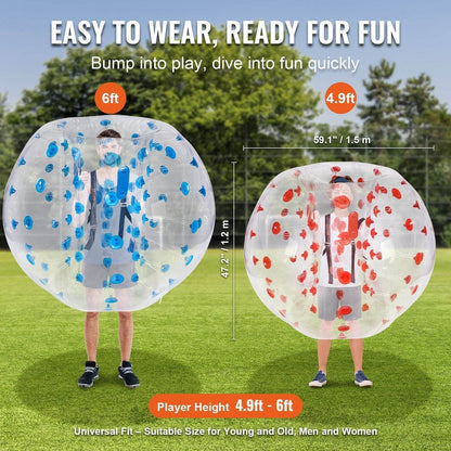 VEVOR Inflatable Bumper Balls Outdoor Play Inflatable Bouncer