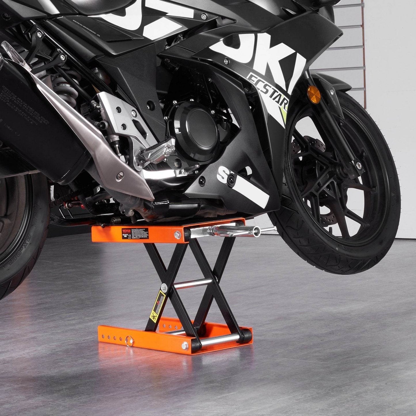 VEVOR Motorcycle Lift Scissors Lift Jack Center Hoist Crank Stand