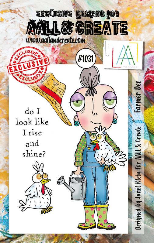 AALL & Create #1031 - Set de tampons A7 - Farmer Dee