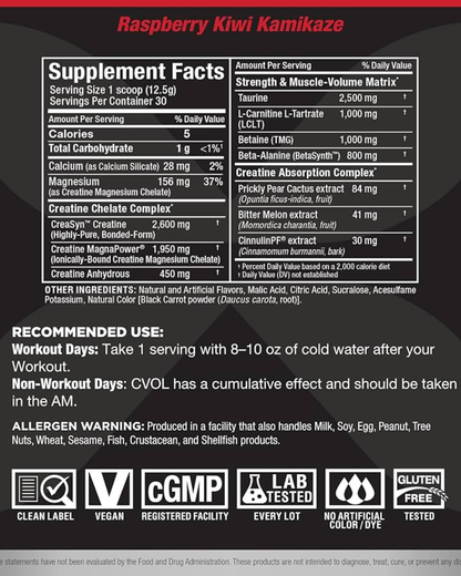 CVOL Post-Workout Recovery Drink for Enhanced Muscle Recovery