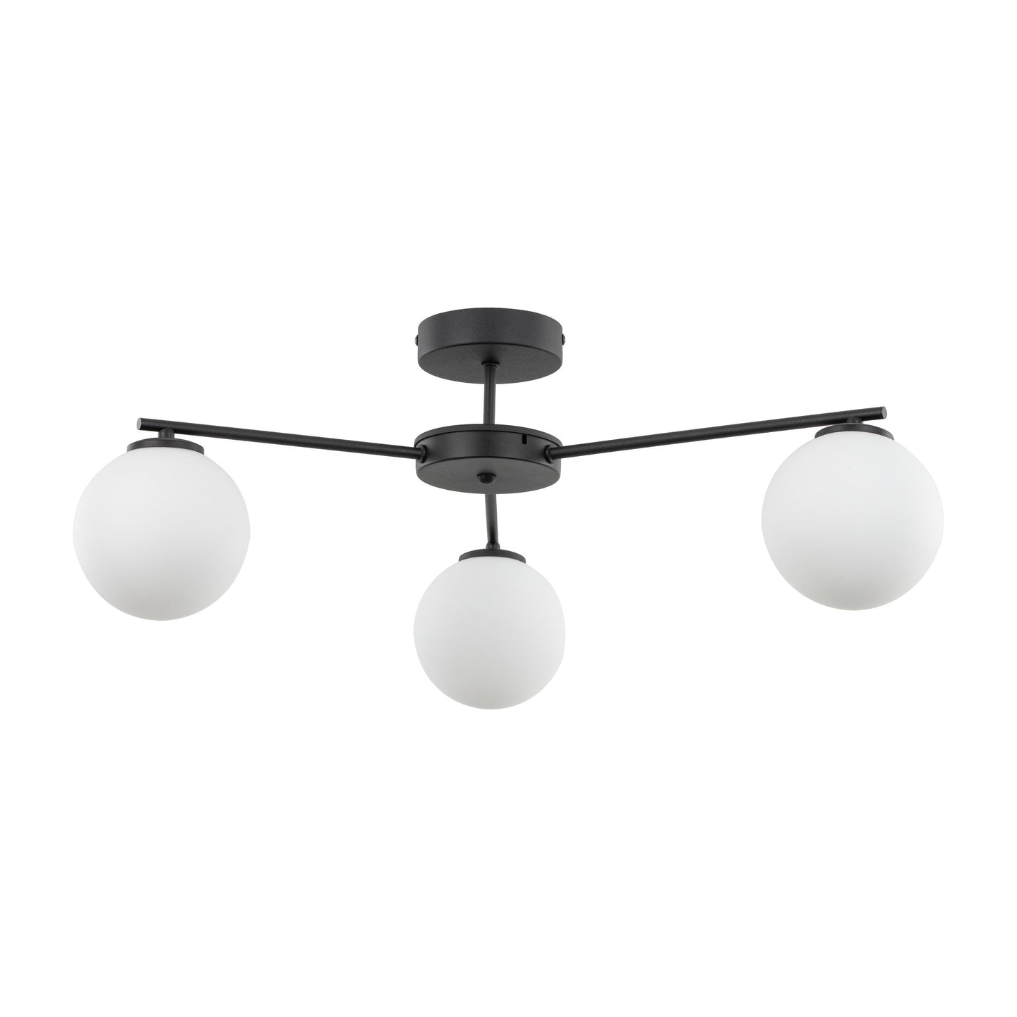 Plafonnier scandinave ELTON noir 3