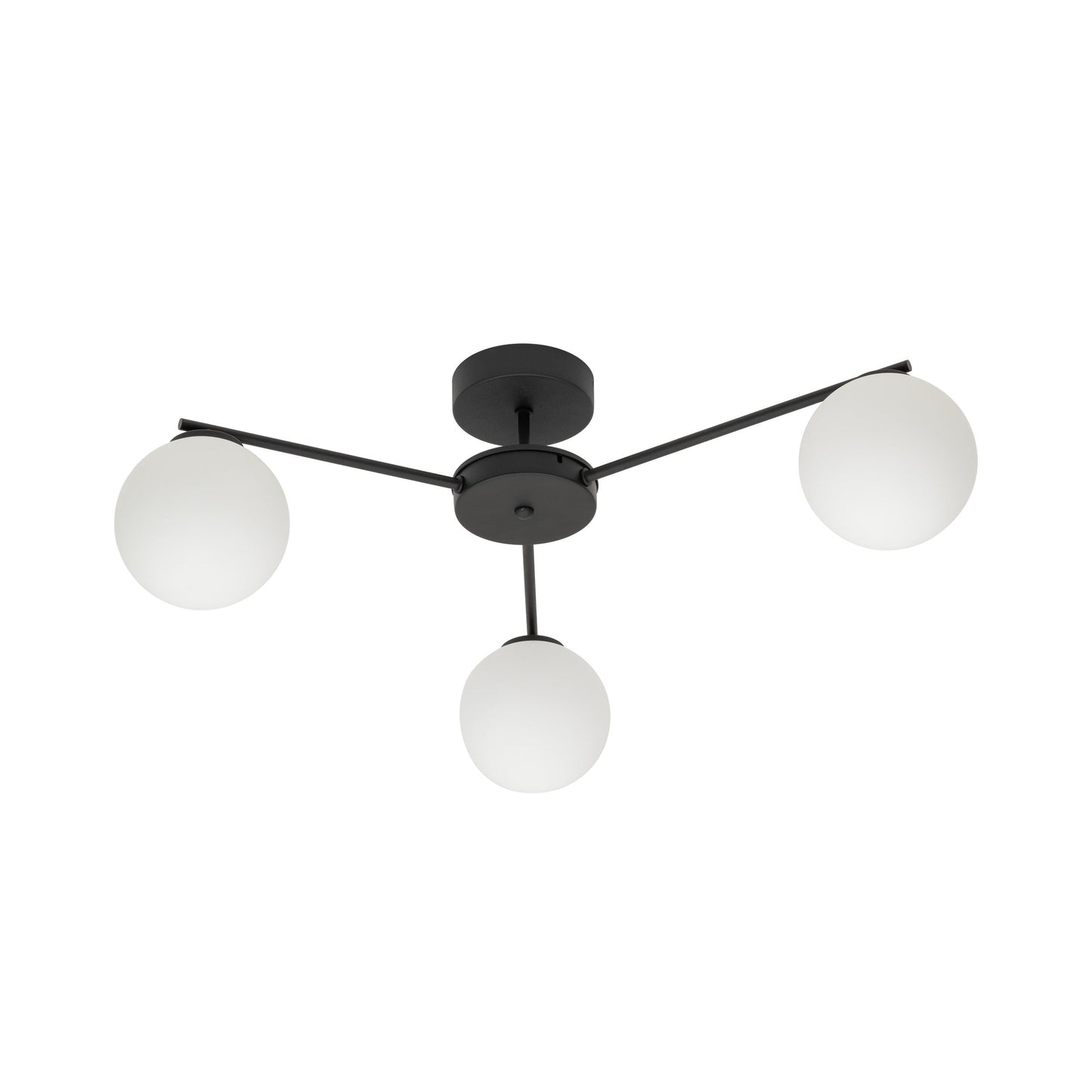 Plafonnier scandinave ELTON noir 3