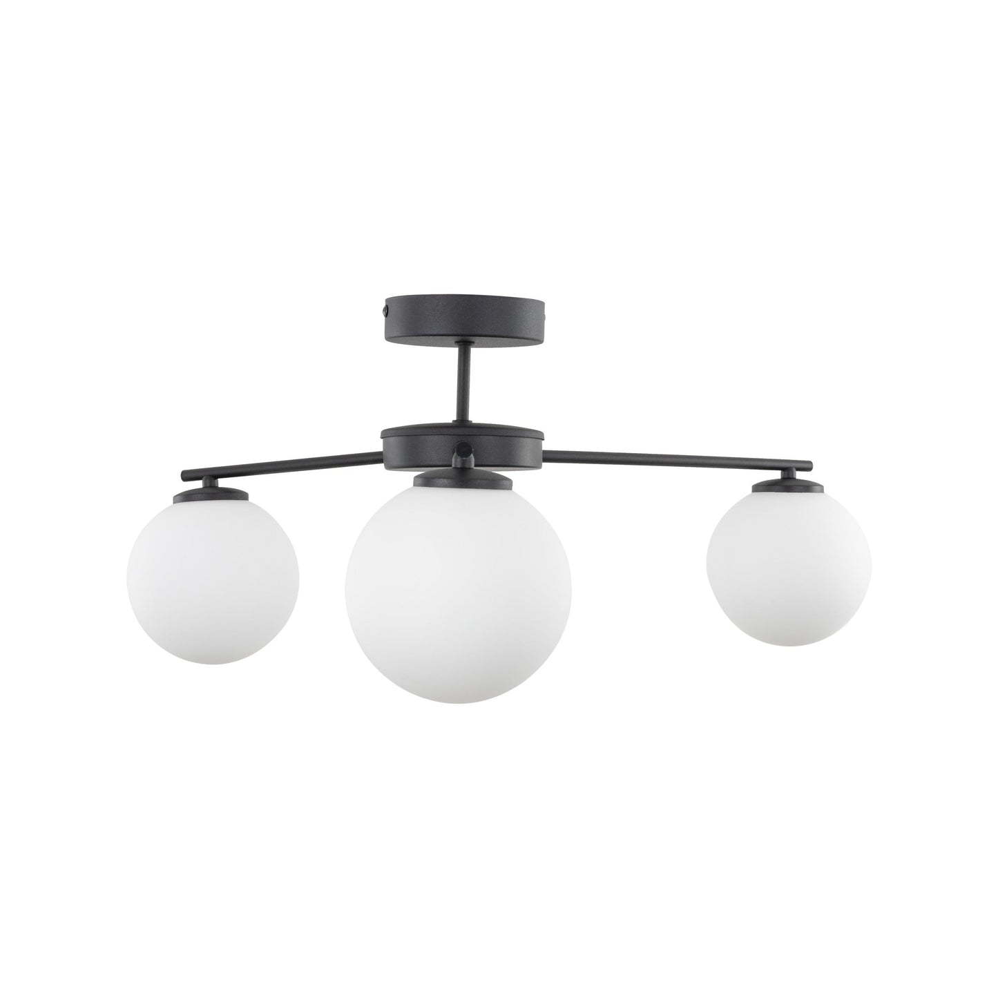 Plafonnier scandinave ELTON noir 3