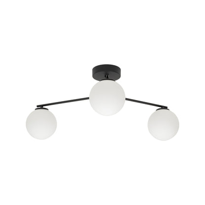 Plafonnier scandinave ELTON noir 3