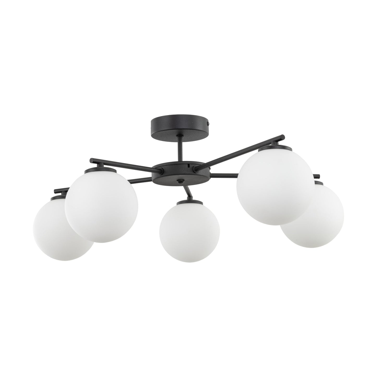 ELTON Black Scandinavian Ceiling Lamp for Living Room, Bedroom & Hallway