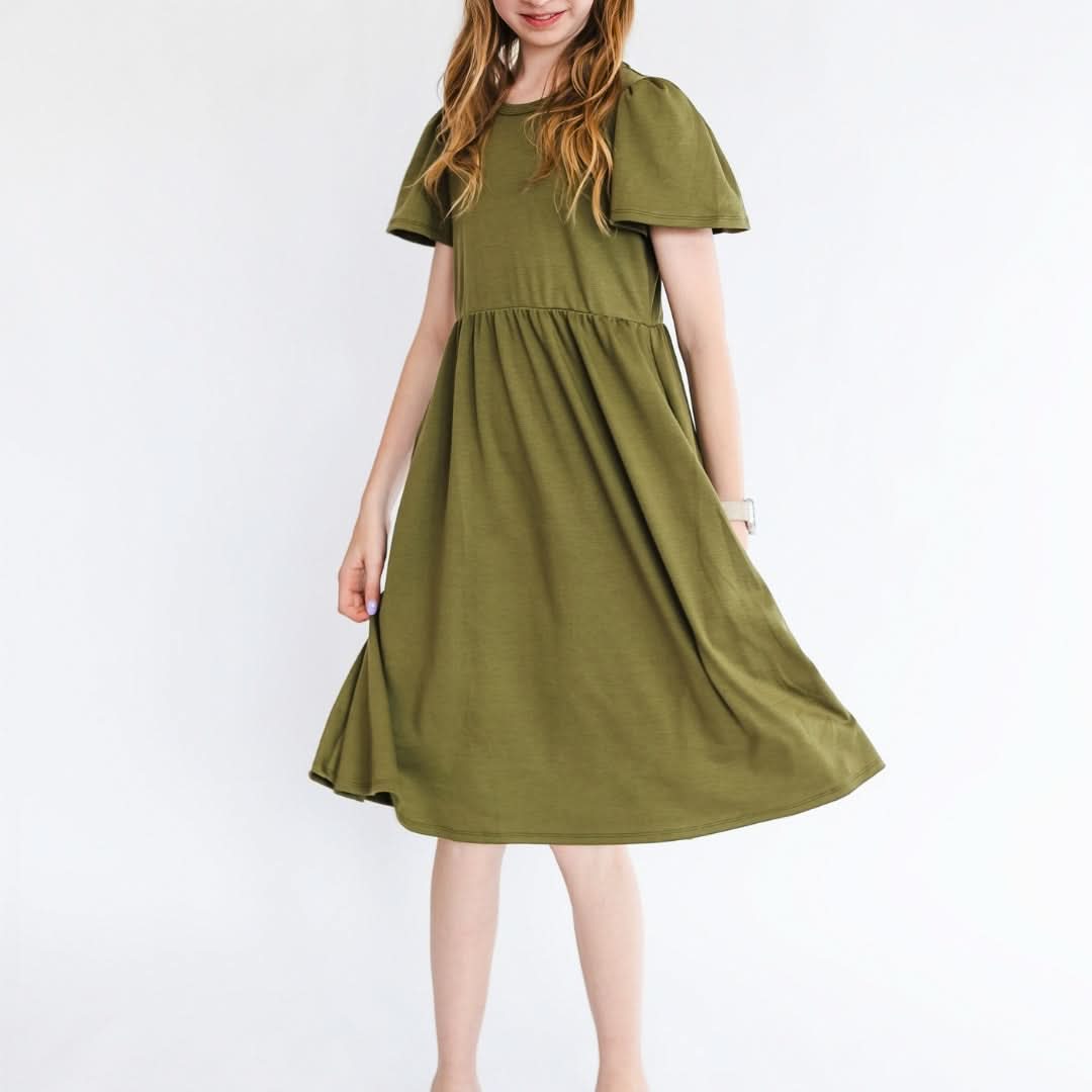 Youth Bamboo Kaia Dress | Antique Floral