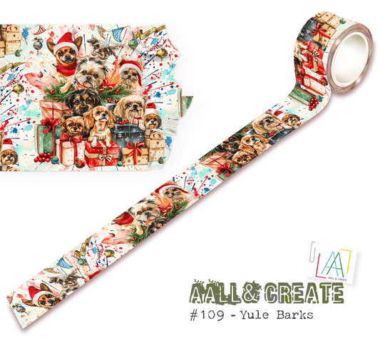 AALL and Create - Ruban Washi - Yule Barks