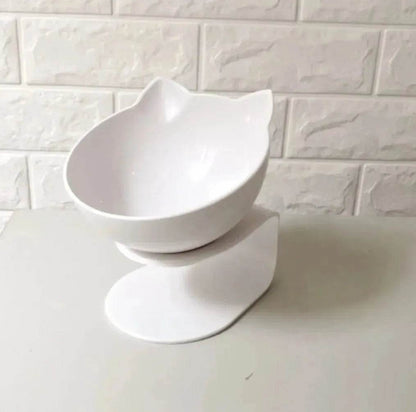 Elevated Double Food Bowl  for Pets Cat Dog Food and water Bowl