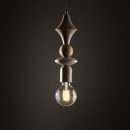 TOWER Beige Scandinavian Pendant Lamp