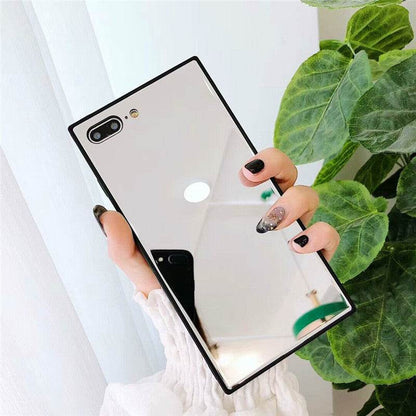 Glass Mirror phone case Women iphone case
