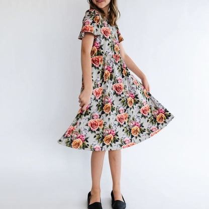 Youth Bamboo Kaia Dress | Olive