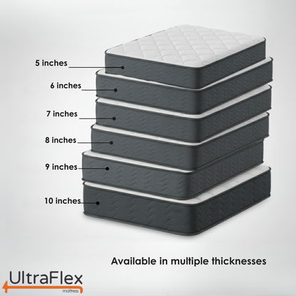 UltraFlex® HERCULES Mattress and BoxSpring Set Firm Orthopedic Mattress – Cooling Gel, High-Density Soy Foam, Spinal Care | CertiPUR-US® | Made in Canada