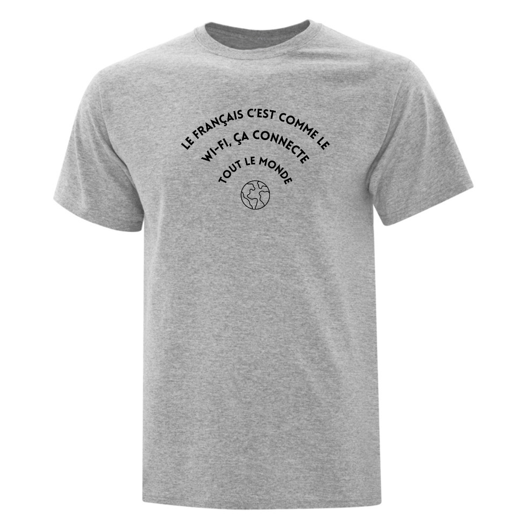 T-shirt WI-FI imprimé