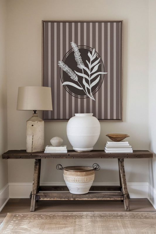 NATURAL STROKES, Stretched canvas artwork