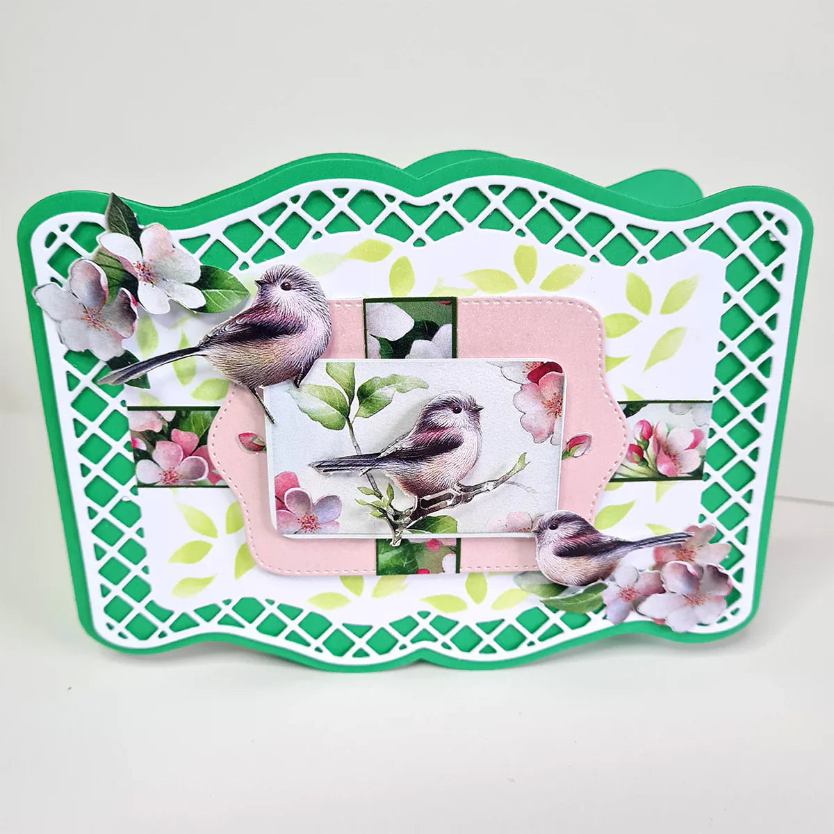 Découpage Découpé – Oiseaux en Fleurs (Lot de 3)
