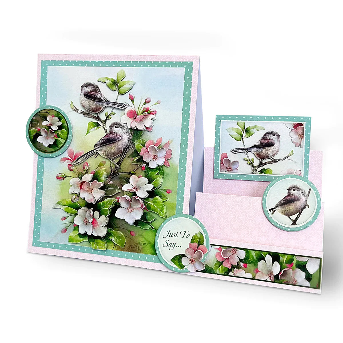 Découpage Découpé – Oiseaux en Fleurs (Lot de 3)