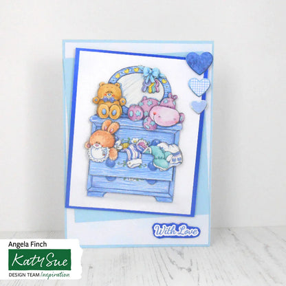 Die Cut Decoupage – Baby Boy (Pack Of 3)
